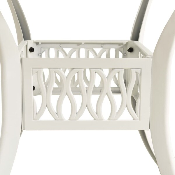 vidaXL Patio Table White 35.4