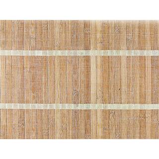 Backyard X-Scapes 48 in. H x 96 in. L Bamboo Wainscoting Wall Panel Natural 69-NF1