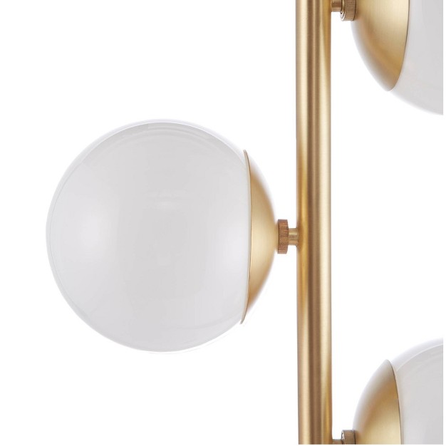 Holloway Floor Lamp includes Led Light Bulb White gold