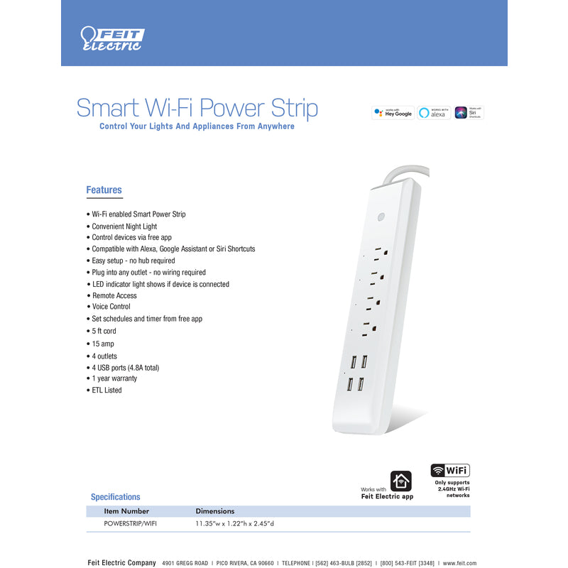 WIFI PWER STRIP WITH USB