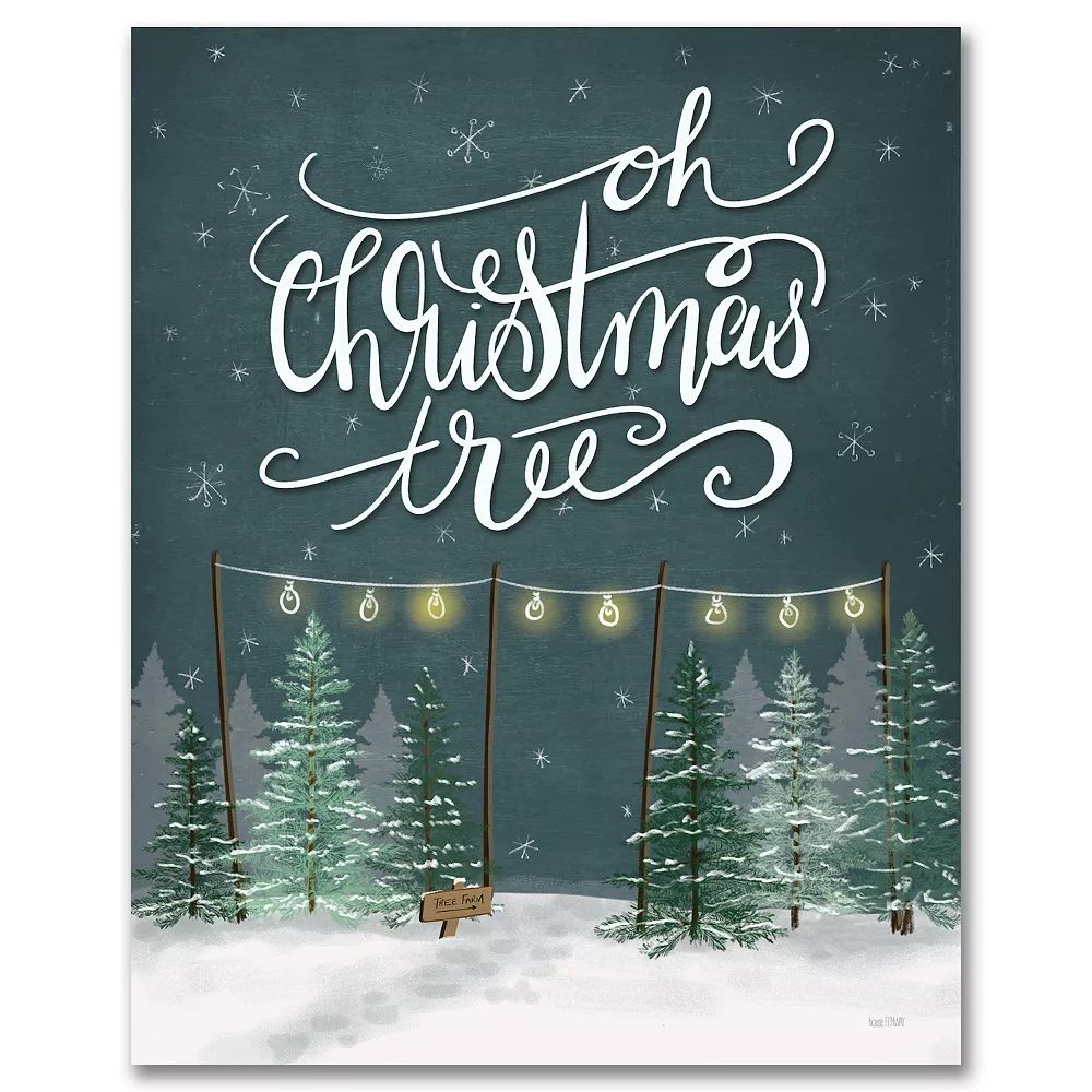 COURTSIDE MARKET Christmas Canvas Wall Art