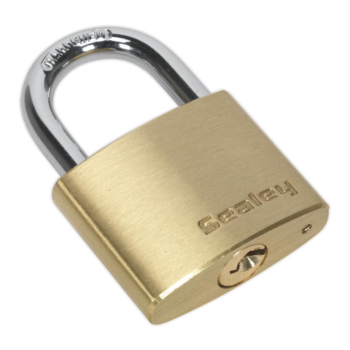 Sealey Pl101 Brass Body Padlock 40Mm