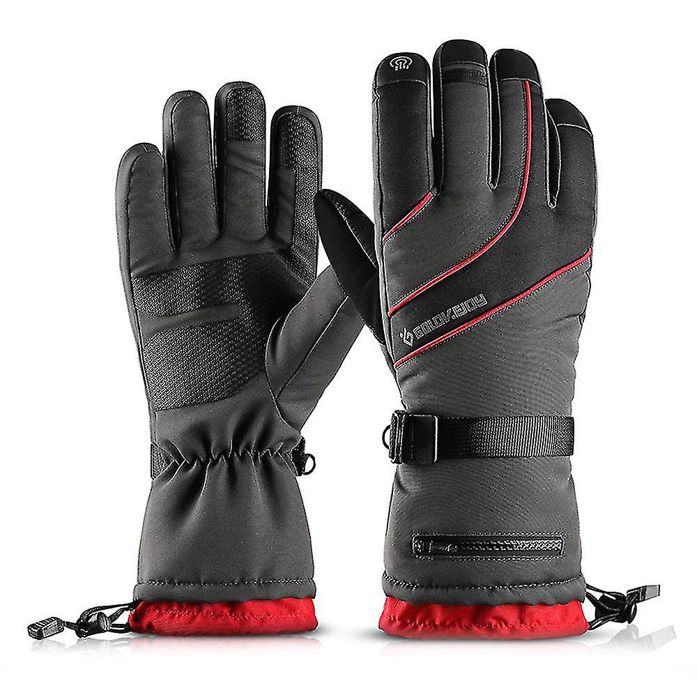 Winter Cycling Ski Gloves Windproof Waterproof Thermal Touch Screen Mittens