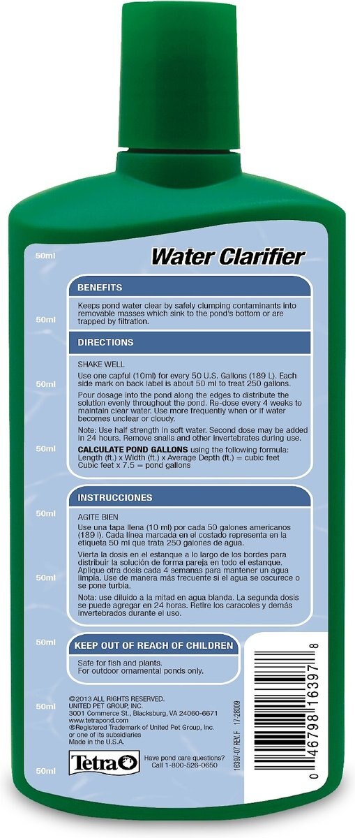 Tetra Pond Clumping Water Clarifier