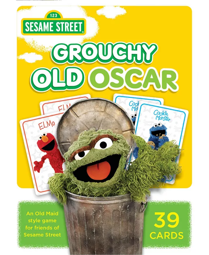 MasterPieces Puzzles Sesame Street - Grouchy Old Oscar Kids and Family Card Game