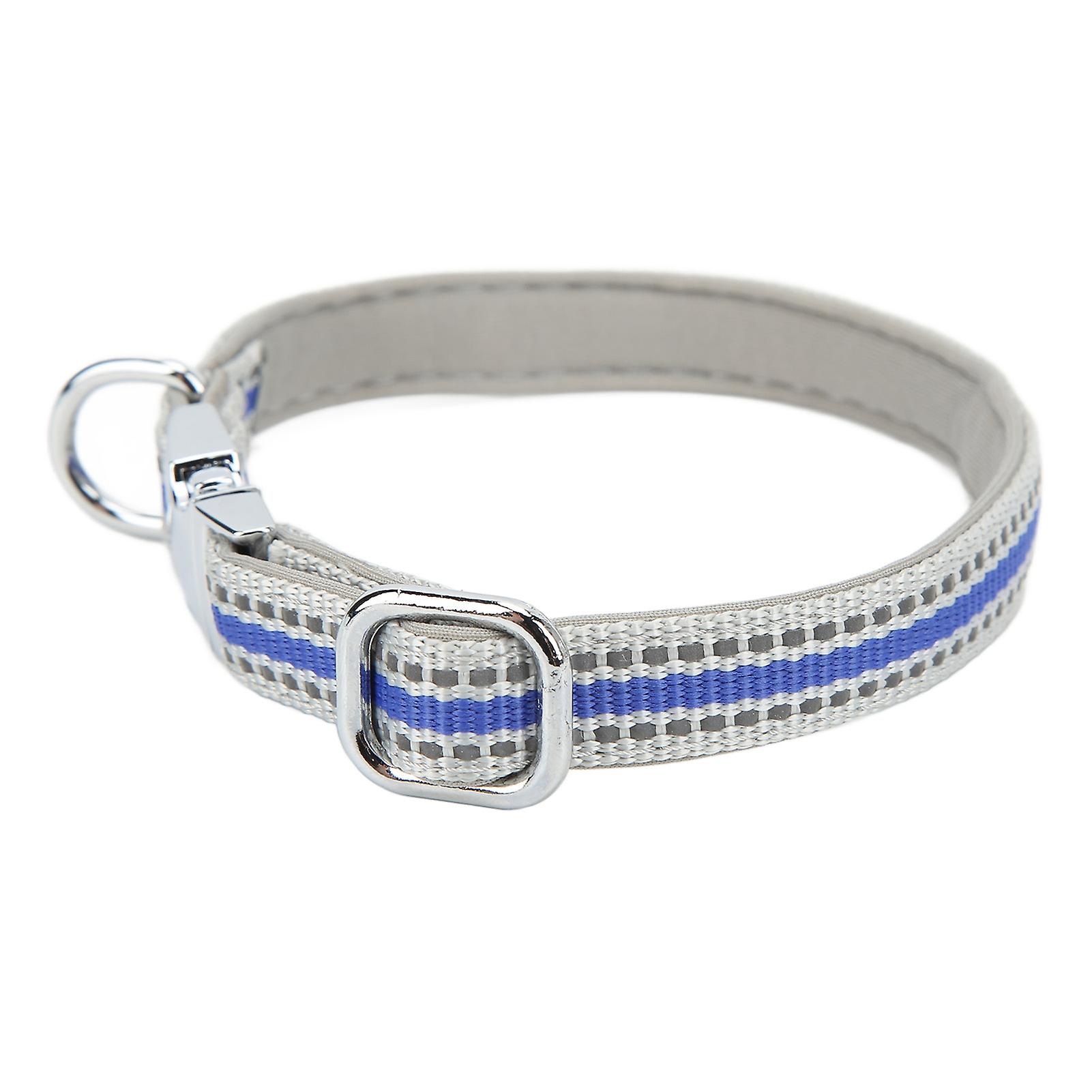 Dog Collar Can Be Engraved Adjustable Soft Puppy Collar For Small Medium Large Dogsdark Blue Xs