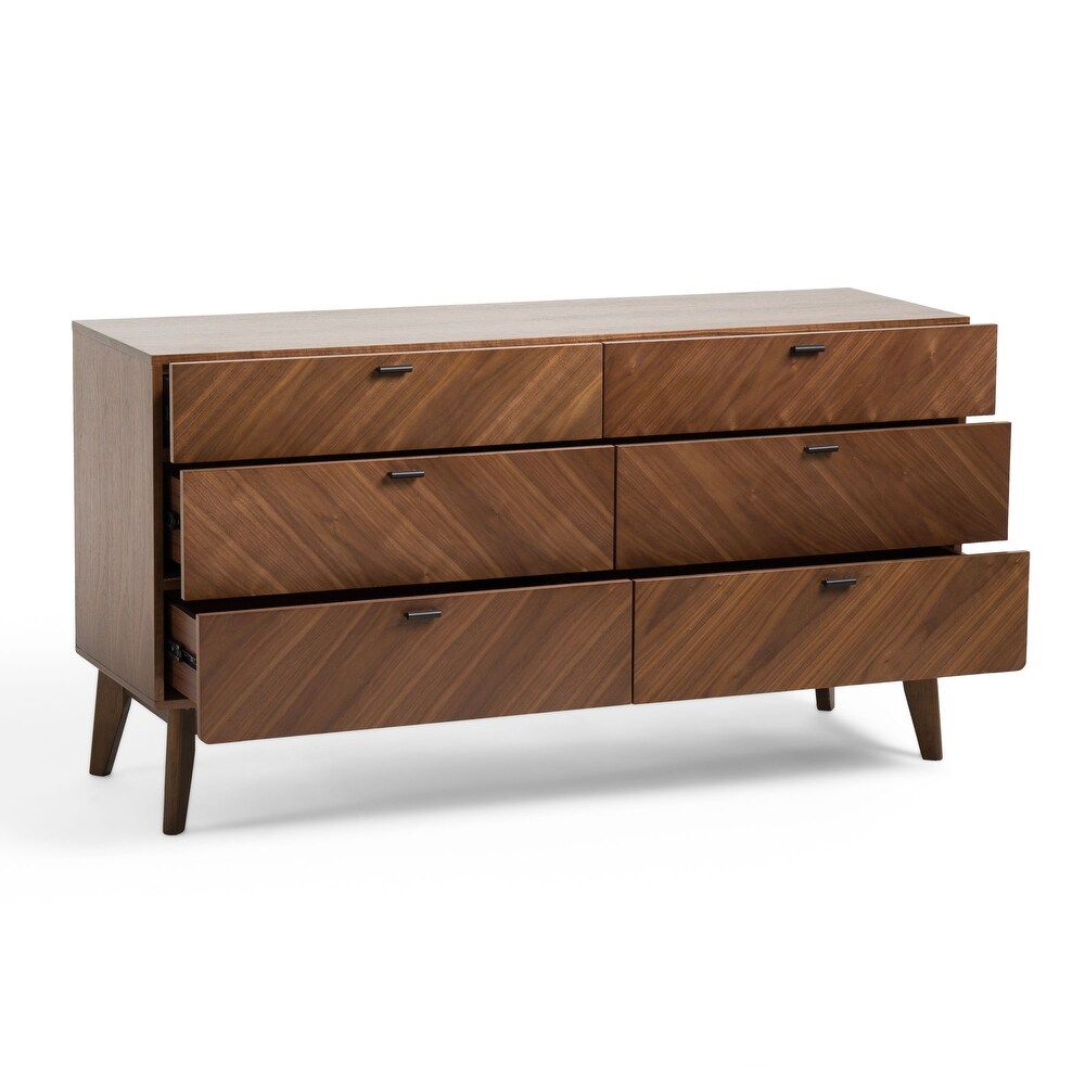 Nova Domus Kamela Modern Walnut Dresser