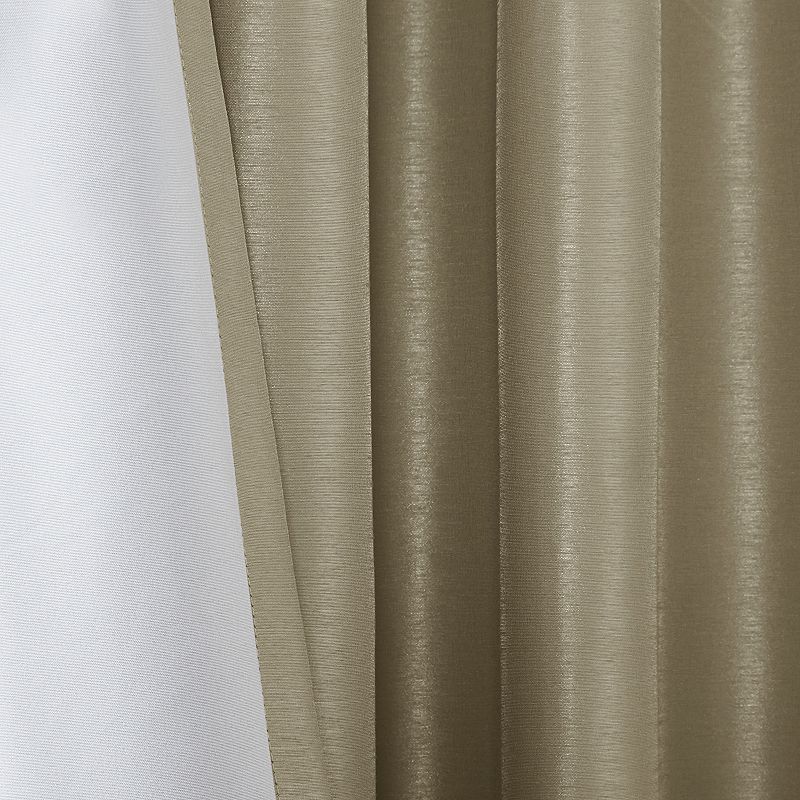 Madison Park 1-Panel Natalie 100% Blackout Thermal Twist Tab Window Curtain