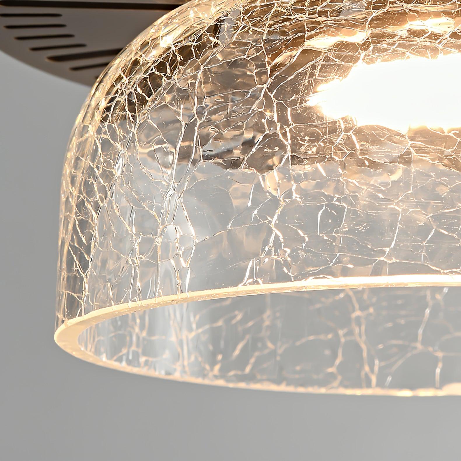 Glacier Crackle Glass Pendant Lamp