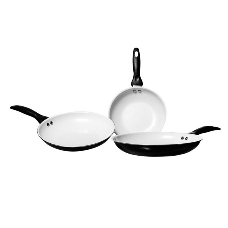 Aluminum 3-Piece Non-Stick Frying Pan Set