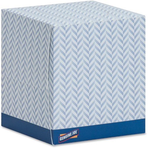 Genuine Joe Cube Box Facial Tissue  GJO26085