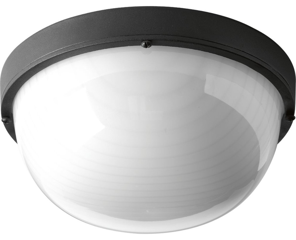 Progress Lighting 1 17W LED 3000K Close To Ceiling   Beach Style   Outdoor Flush mount Ceiling Lighting   by Buildcom  Houzz