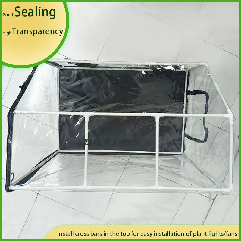 Support Customization Grow Tent Easily Assembled Transparent Home Greenhouse Mobile Mushroom Planting Shed