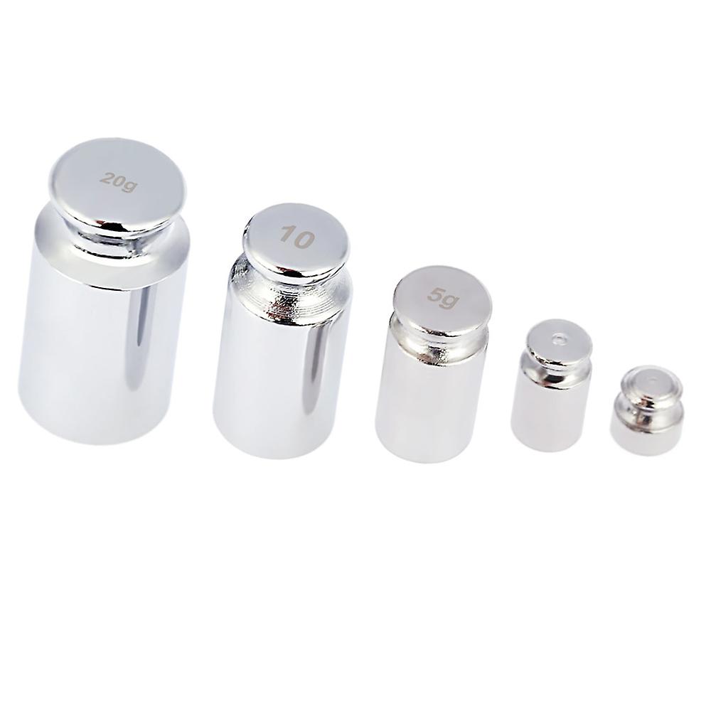 Weight 1g 2g 5g 10g 20g Chrome Plating Calibration Gram Scale Weight Set For Digital Scale Balance No.227280