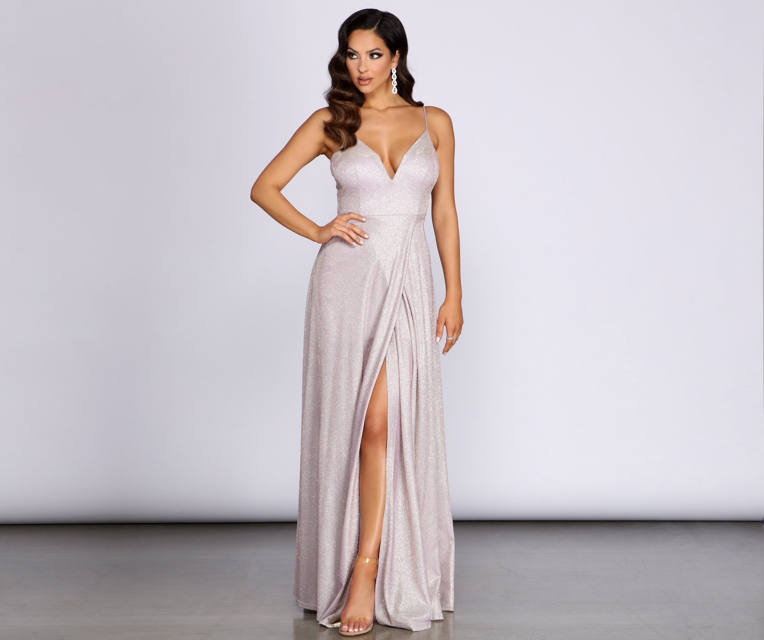 Emelie Glitter Shine A-Line Dress