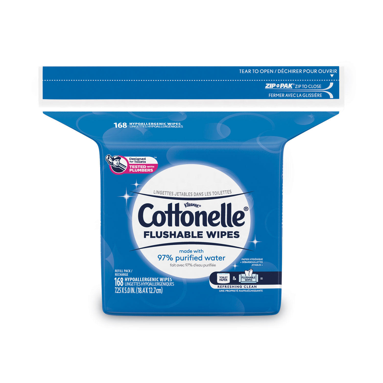 Fresh Care Flushable Cleansing Cloths by Cottonelleandreg; KCC10358CT