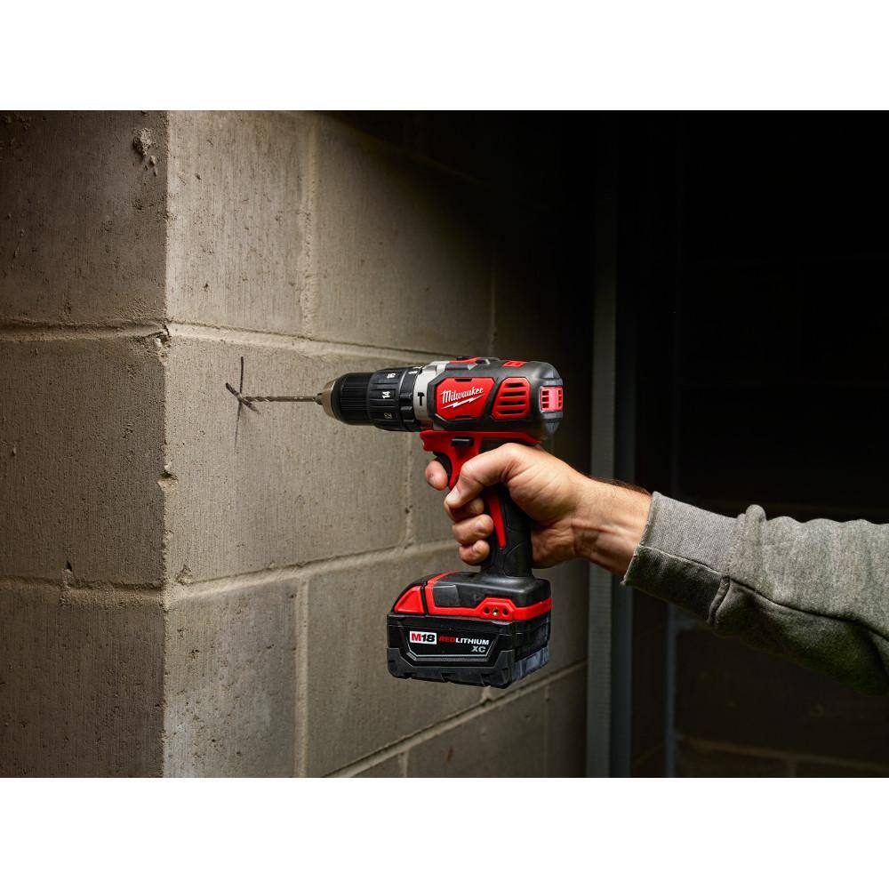 MW M18 18V Lithium-Ion Cordless Hammer DrillImpact Driver Combo Kit with Two 3.0 Ah Batteries Charger Bag (2-Tool) 2697-22