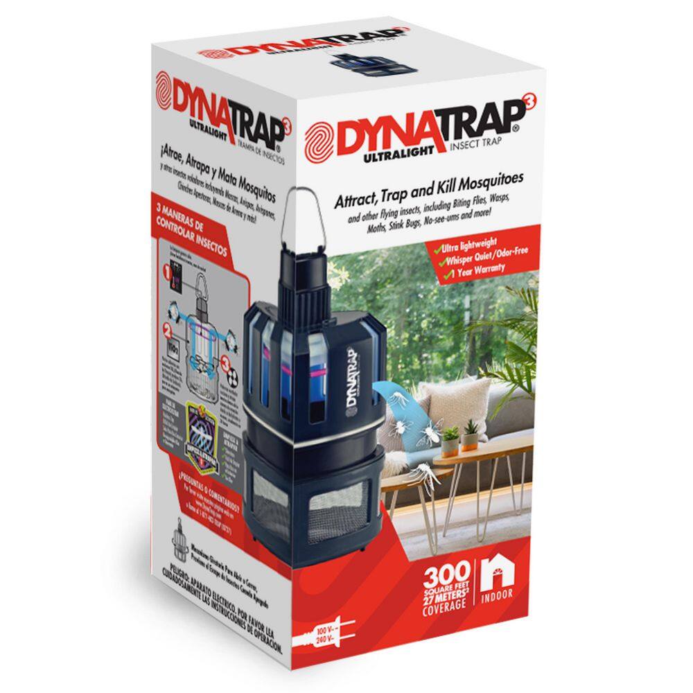 Dynatrap Ultralight Sonata UV 300 sq. ft. Black Insect and Mosquito Trap with Atrakta DT150CVB