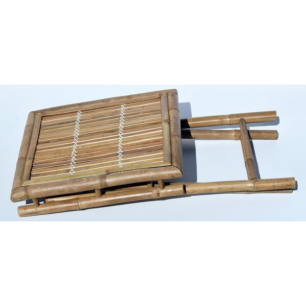 Handmade Bamboo Folding Short Table (Vietnam)