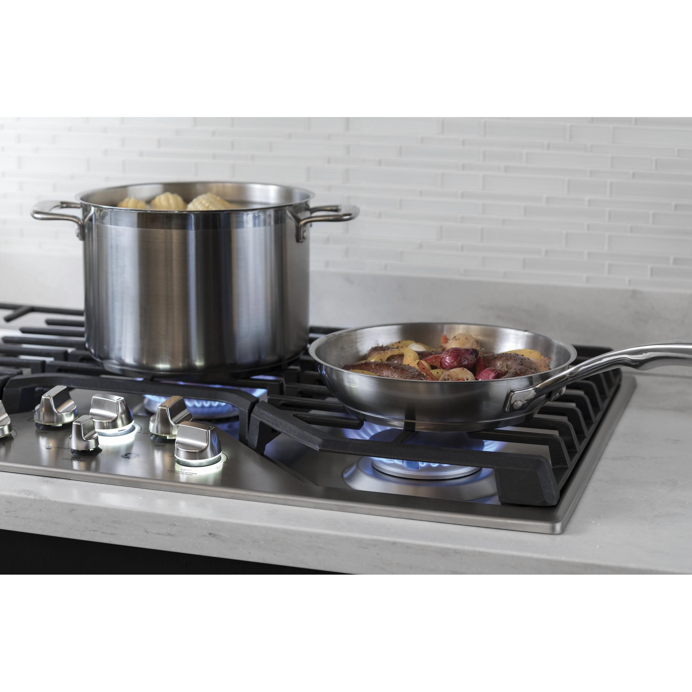 GE Profile 36-inch Built-In Gas Cooktop PGP9036SLSS