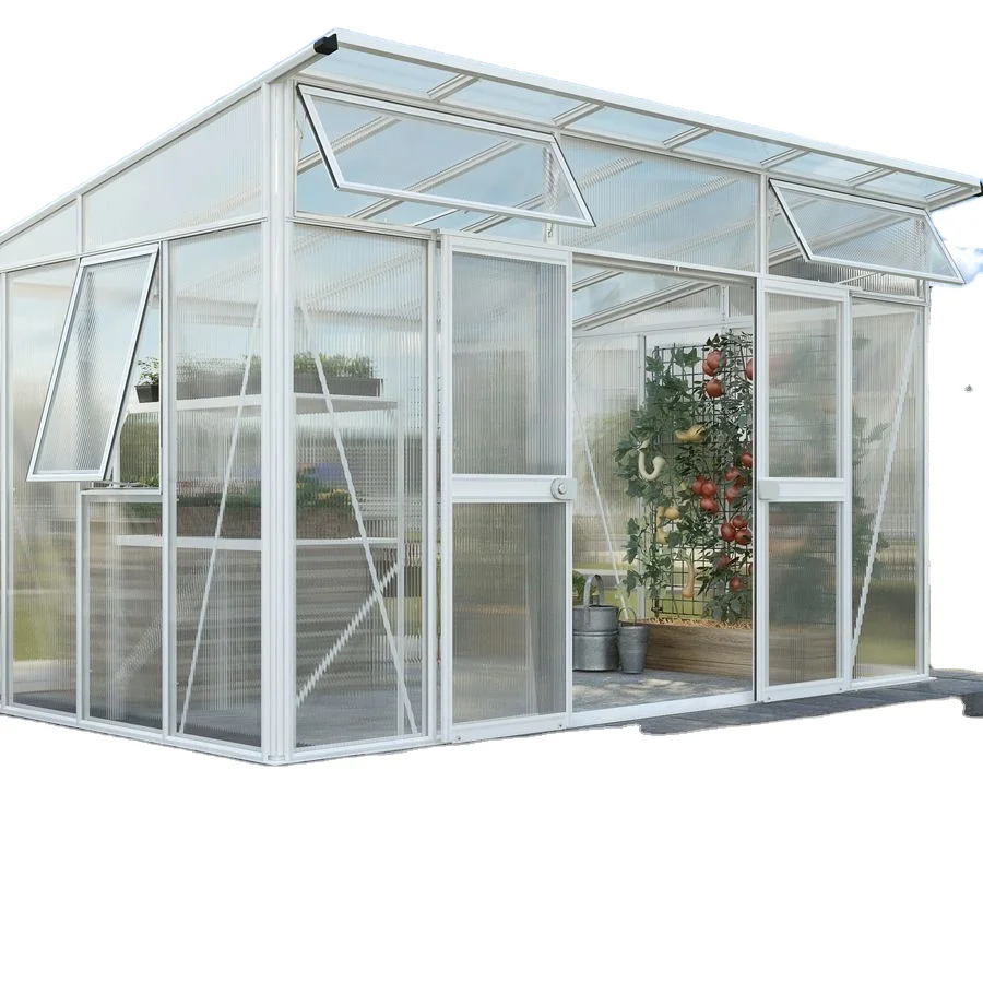 High quality durable glass greenhouse Outdoor garden greenhouse