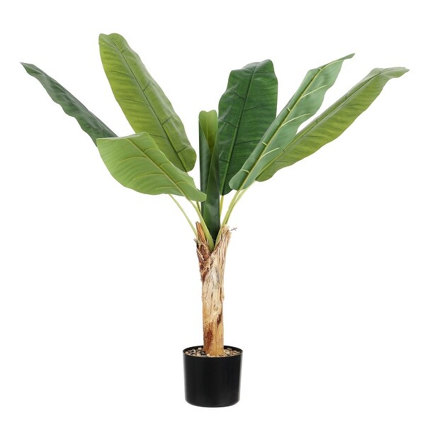 SAFAVIEH Faux Banana Leaf 40inch Potted Tree