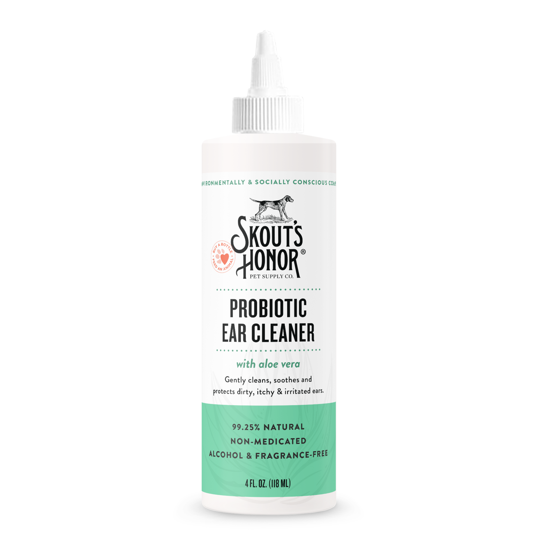 Skouts Honor Probiotic Ear Cleaner for Dogs  Cats