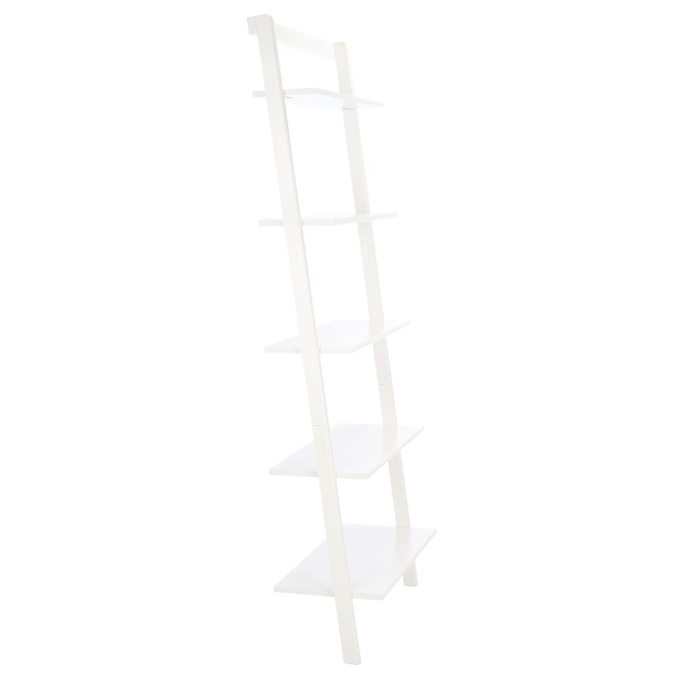 SAFAVIEH Cullyn 5 Tier Leaning Etagere Bookcase   27.6\