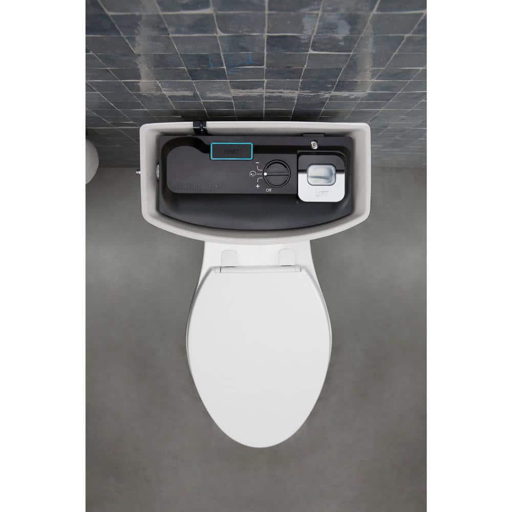 KOHLER Corbelle Comfort Height 2Piece 128 GPF Single Flush Elongated Toilet with Continuous Clean in White