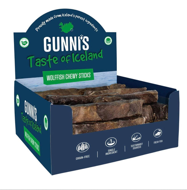 Gunni's Wolfish Chewy Sticks Treats for Dogs