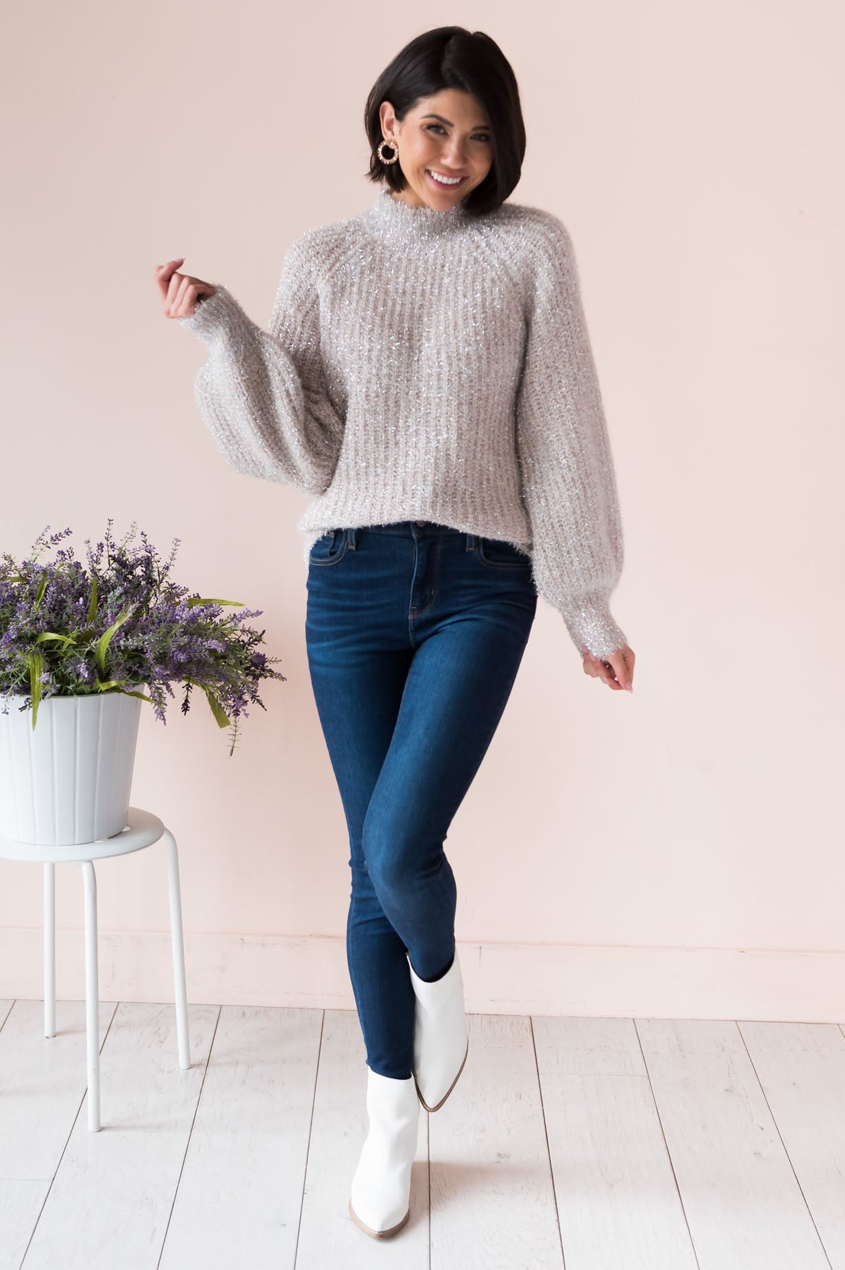 Sweet Beginnings Modest Sweater