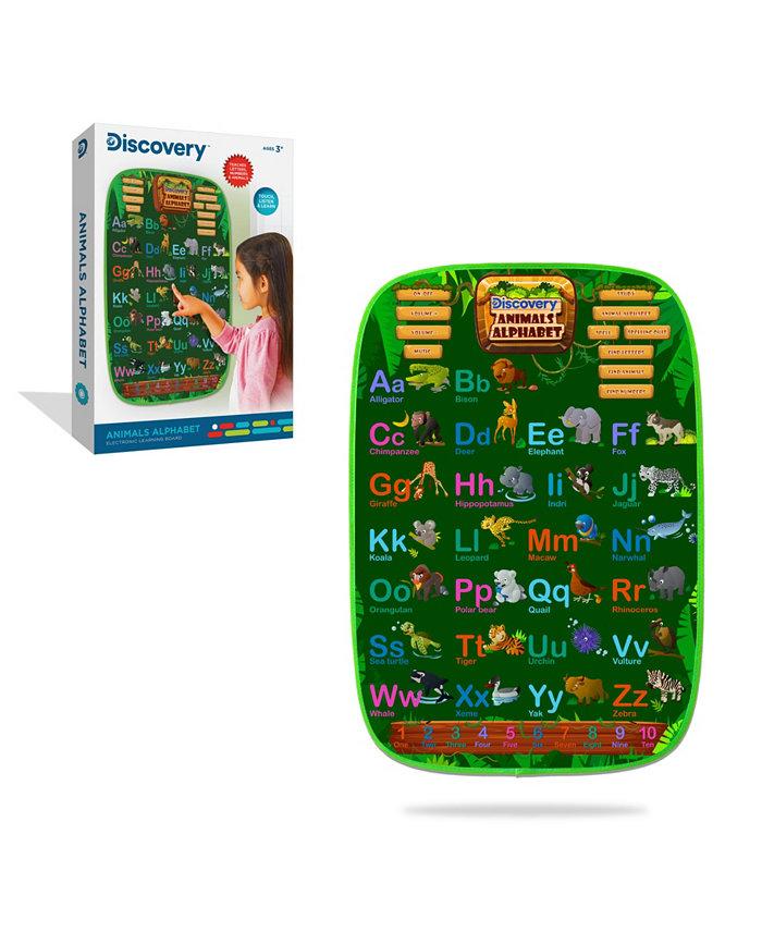 Discovery Kids Animal Alphabet Electronic Learning Board Set  34 Piece