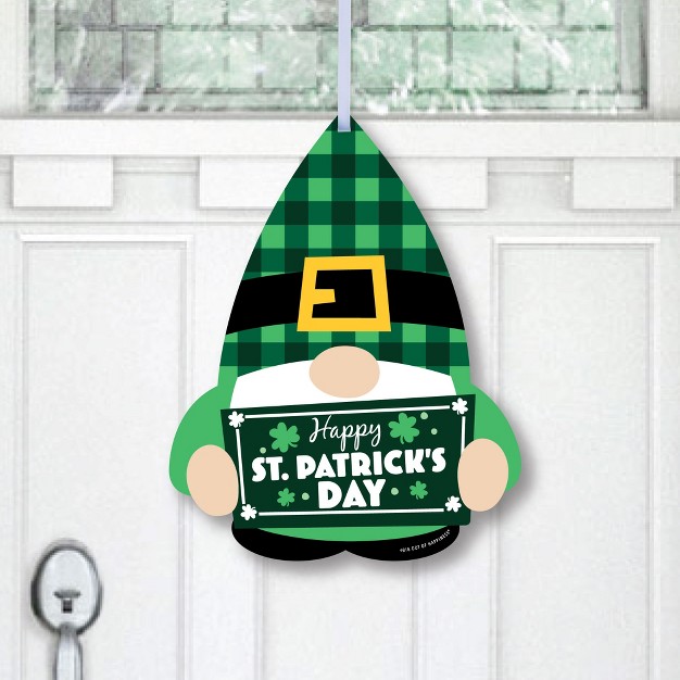 Big Dot Of Happiness Irish Gnomes Hanging Porch St Patrick s Day Party Outdoor Decorations Front Door Decor 1 Piece Sign