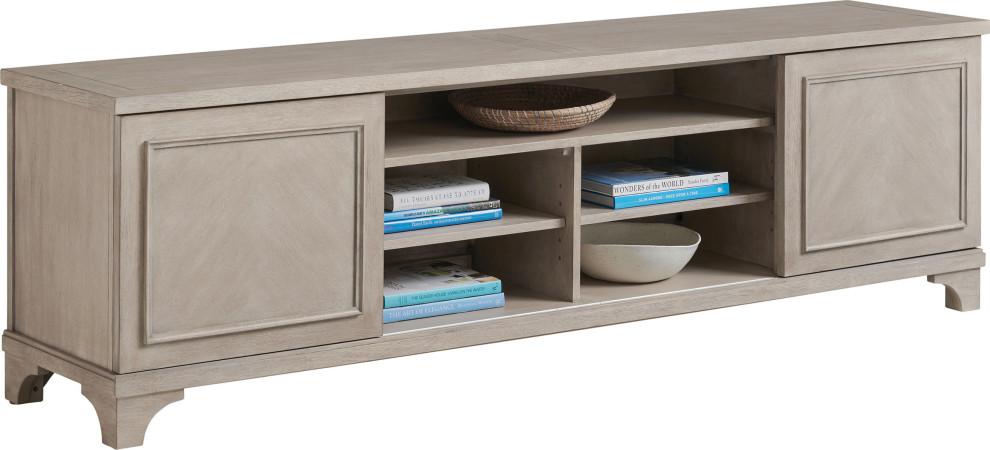 Geoffrey Media Console   Transitional   Entertainment Centers And Tv Stands   by HedgeApple  Houzz