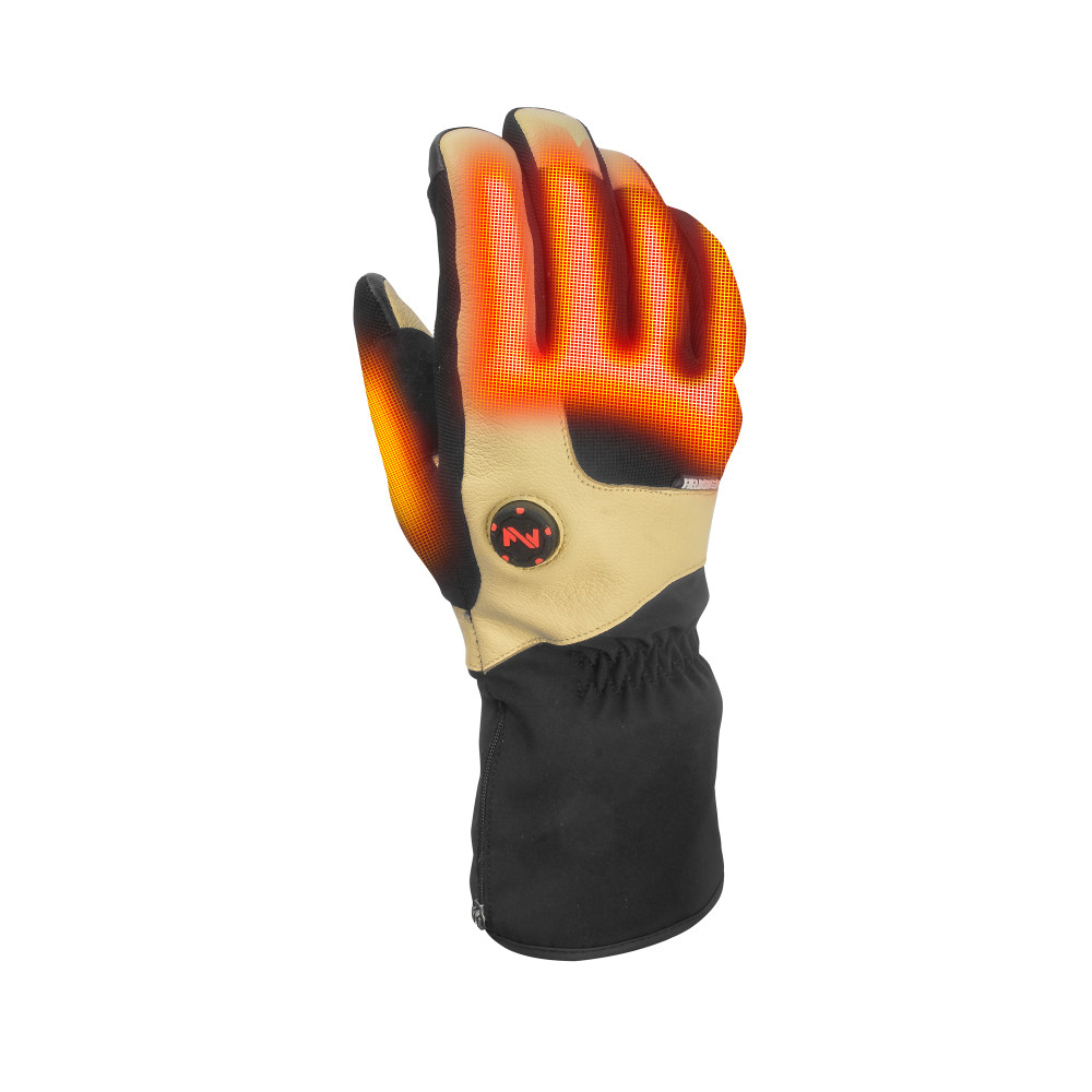 Blacksmith Heated Work Gloves Unisex 7.4 Volt Light Tan 2X ;