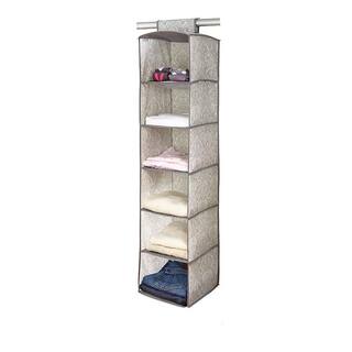 Laura Ashley 47.24 in. H Almeida Fabric Hanging Closet Organizer LA-95607