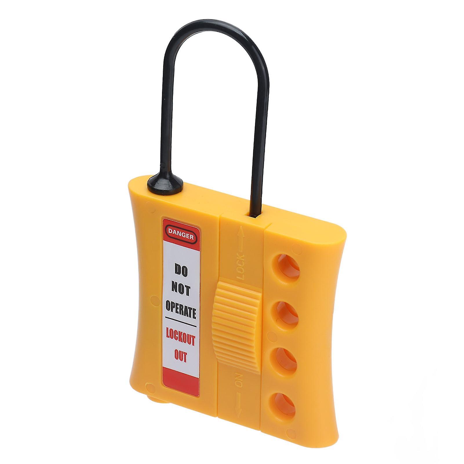 Hasp Tagout Stop Lockout Nylon ABS 4 Hole Insulated Loto Safety Lock for 36mm Keyholes