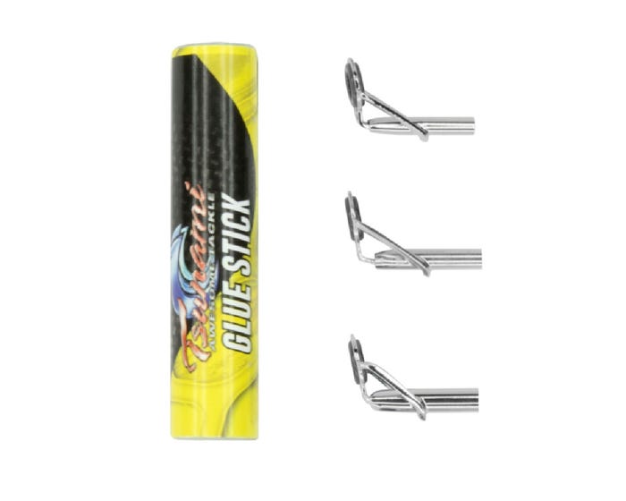 Tsunami Size 6 Rod Tip Replacement Kit， 3 Pack - TS6RDTIPS