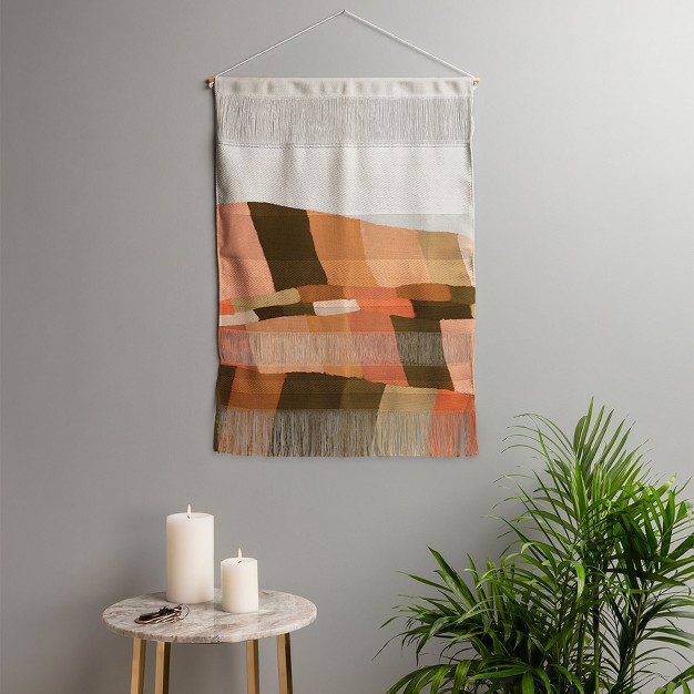 Alisa Galitsyna Colorful Hills Fiber Wall Hanging Society6