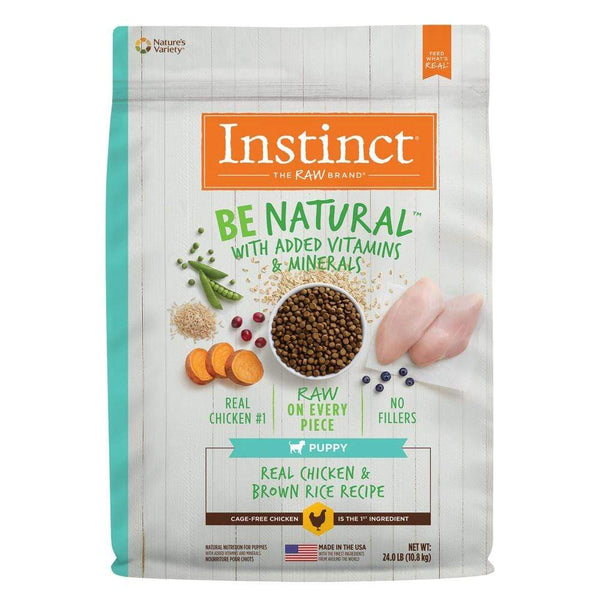 Instinct Be Natural Puppy Chicken and Brown Rice Recipe Dry Dog Food