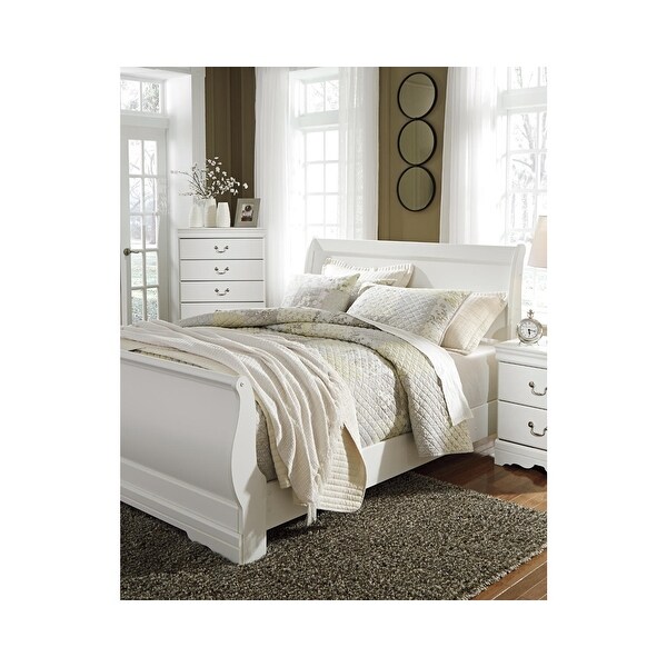 Signature Design by Ashley Anarasia Sleigh Headboard Only- White - - 26426363