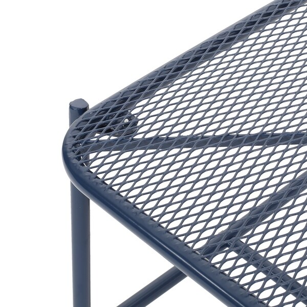 Bucknell Outdoor Iron Metal Mesh Side Table by Christopher Knight Home