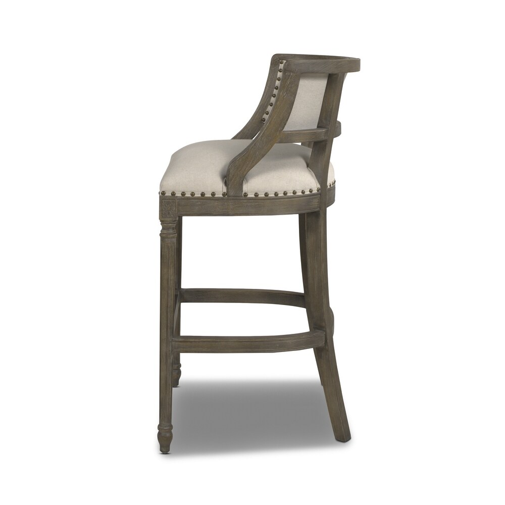 Paris Farmhouse Counter and Bar Stool with Backrest