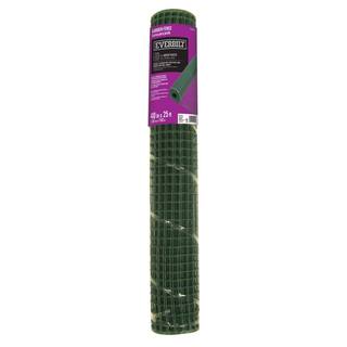 Everbilt 0.1 in. x 3.3 ft. x 25 ft. Green Plastic Garden Fence Hardware Cloth 889250EB