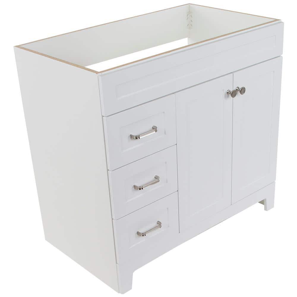 Home Decorators Collection Thornbriar 36 in W x 2152 in D x 342 in H Bath Vanity Cabinet Only in White