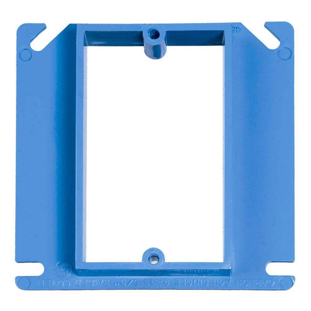 Carlon 1-Gang 58 in. PVC ENT Box Cover A411RR