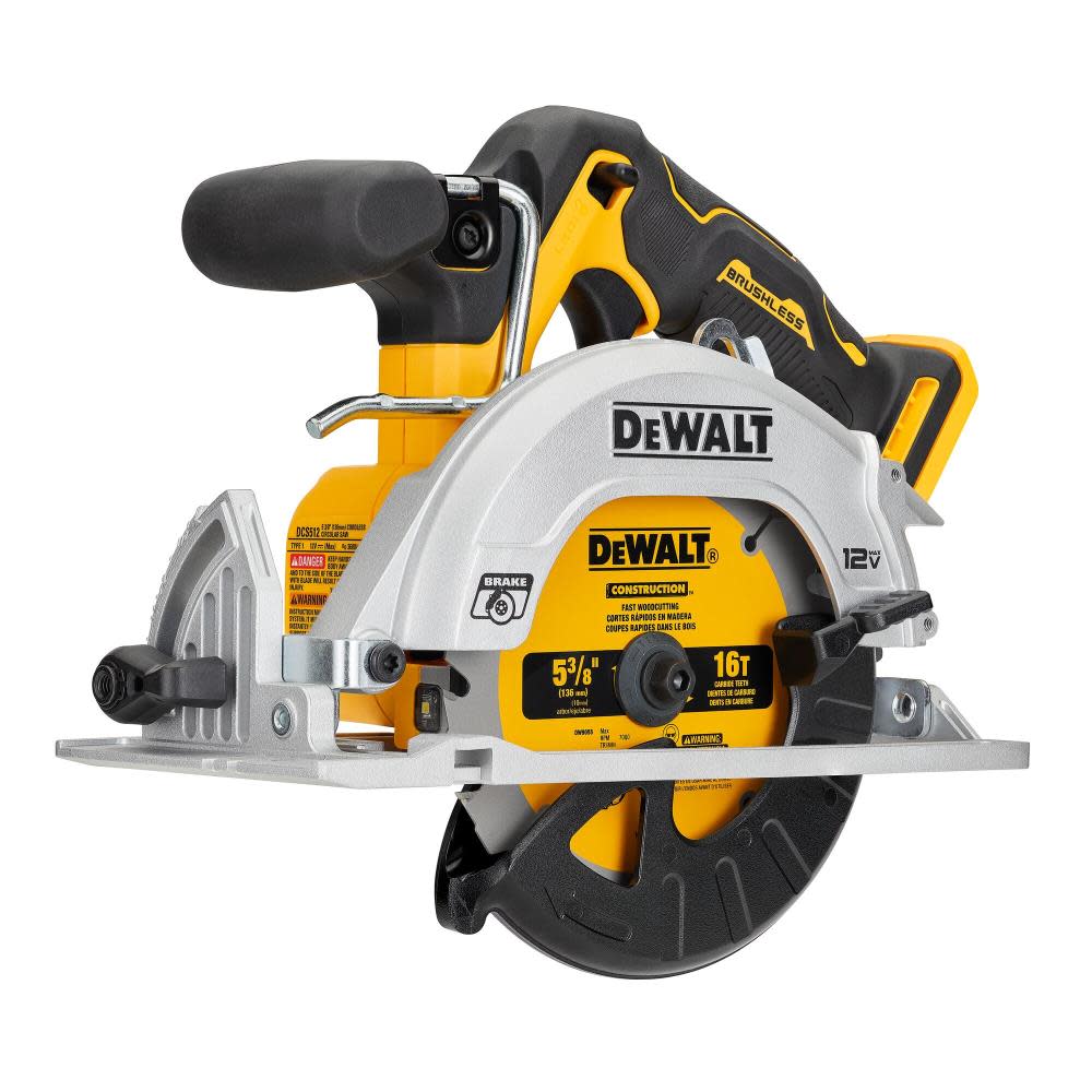 DEWALT XTREME 12V MAX Circular Saw Bare Tool BRUSHLESS 5 3/8