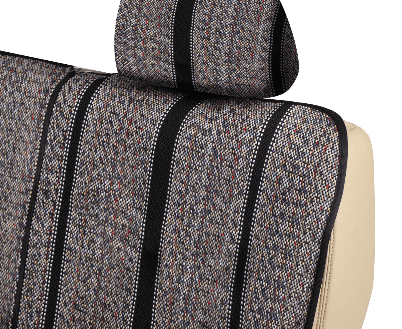 Auto Drive 1PC Seat Cover Truck Bench Saddle Blanket Jacquard Brown - Universal Fit， 2102SC097