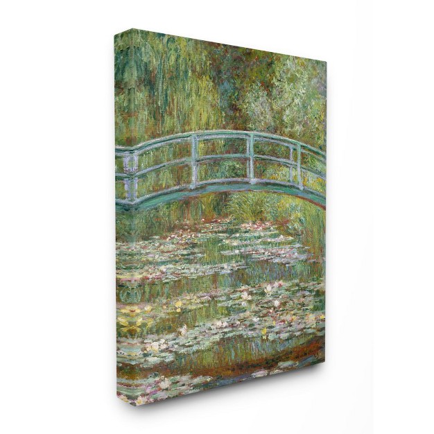 Stupell Industries Bridge Over Lilies Monet Classic Painting