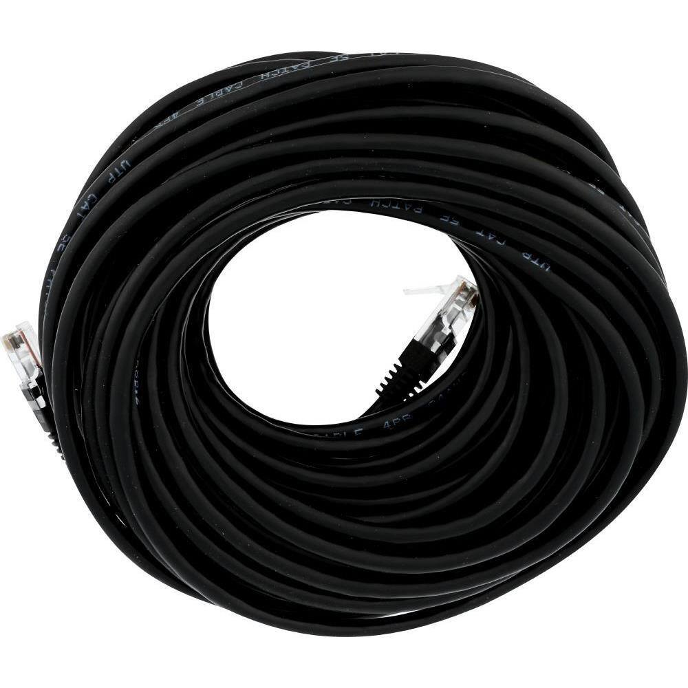 Zenith 50 ft. CAT5e RJ45 Ethernet Network Cable Black PN10505EB